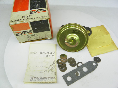Borg Warner EC-801 EGR Valve for vintage auto restoration. - Image 1