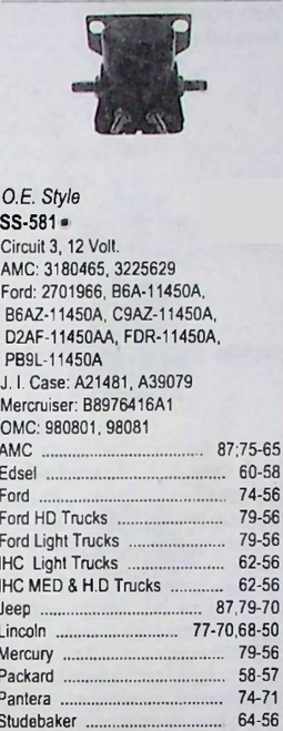 Standard SS-581 Starter Solenoid for 1950-1987 Ford AMC Jeep Mercury Lincoln restoration. - Image 2
