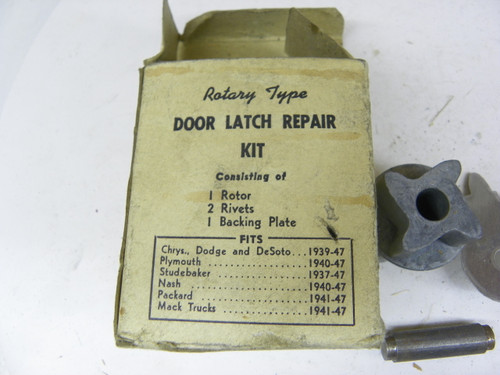 Vintage DLK-1L Rotary Door Latch Repair Kit for 1937-1947 Chrysler Dodge DeSoto Plymouth Studebaker Nash Packard Mack Trucks Left Front Right Rear restoration. - Image 2