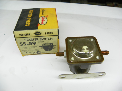 Vulcan SS-59 Starter Switch for 1961 Dodge Dart Plymouth 6 Cyl restoration. - Image 1