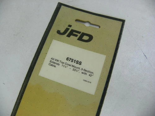 JFD 6751SS Auto Antenna Stainless Steel Mast for vintage auto restoration. - Image 2