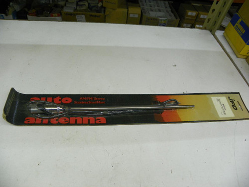 JFD 6751SS Auto Antenna Stainless Steel Mast for vintage auto restoration. - Image 1