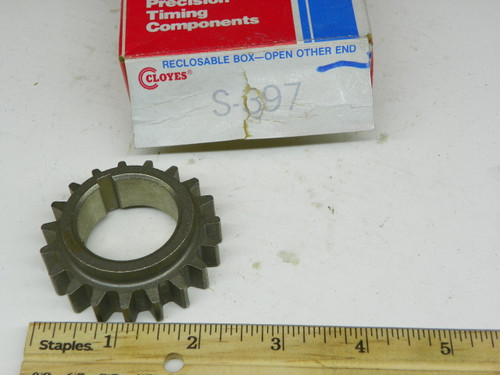 Cloyes S-397 Crankshaft Sprocket for 1967-1970 Ford Mercury Comet Falcon 6 Cyl restoration. - Image 1
