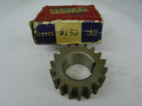 Cloyes S-190 Crankshaft Timing Gear for 1937-1941 Oldsmobile 8 Cyl 18 Tooth restoration. - Image 1