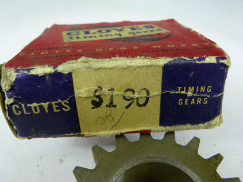 Cloyes S-190 Crankshaft Timing Gear for 1937-1941 Oldsmobile 8 Cyl 18 Tooth restoration. - Image 2