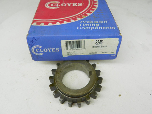 Cloyes S246 Steel Crank Sprocket for 1950-64 Oldsmobile GMC V8 engine restoration. - Image 1