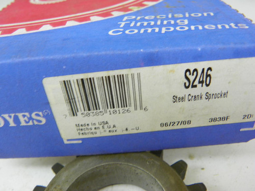 Cloyes S246 Steel Crank Sprocket for 1950-64 Oldsmobile GMC V8 engine restoration. - Image 2