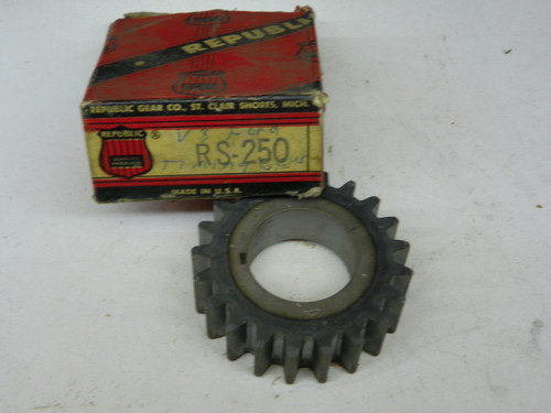 Republic RS-250 Crankshaft Gear for 1951-1964 Ford Mercury Edsel V8 21 Tooth restoration. - Image 1