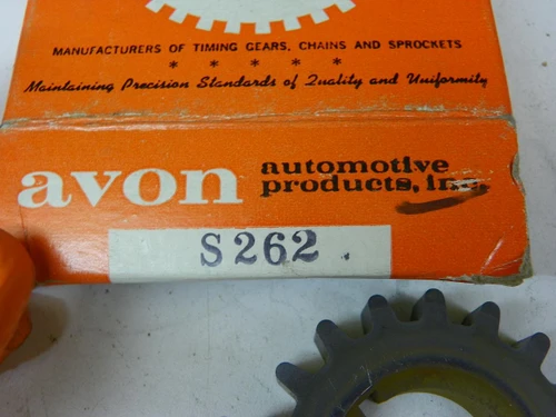 Avon S262 Crankshaft Sprocket for 1955-1966 Chevrolet Studebaker V8 restoration. - Image 2
