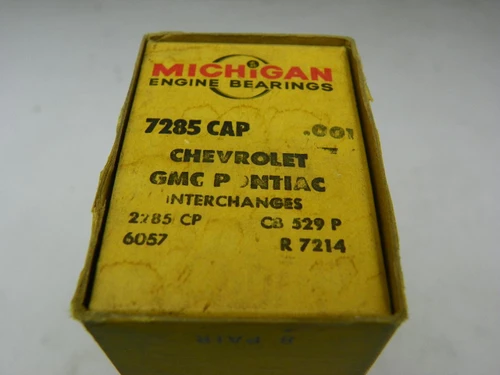Michigan 7285 CAP .001 Rod Bearings for 1958-1965 Chevrolet GMC Pontiac 348 409 V8 restoration. - Image 2