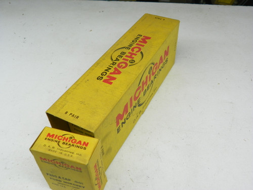Michigan 7300 A CAP .001 Connecting Rod Bearings (8 Pair) for vintage engine restoration. - Image 1