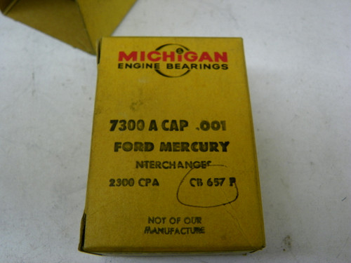 Michigan 7300 A CAP .001 Connecting Rod Bearings (8 Pair) for vintage engine restoration. - Image 2