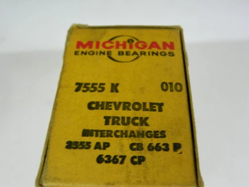 Michigan 7555 K 010 Connecting Rod Bearings for 1963-1974 Chevrolet GMC Pontiac Truck Car restoration. - Image 2