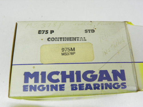 Michigan 875 P Main Bearing Set for Continental Z120 Z129 Z134 engine restoration. - Image 2
