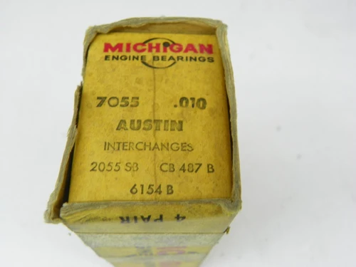 Michigan 7055 .010 Connecting Rod Bearings for 1964-1980 Austin MG Mini Sprite 1275cc A-Series restoration. - Image 2