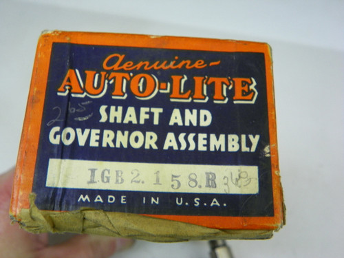 Genuine Auto-Lite IGB2158R Shaft and Governor Assembly for vintage distributor restoration. - Image 2