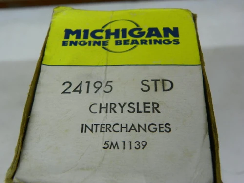 Michigan 24195 Main Bearing Set for 1980-1986 Chrysler Dodge Plymouth 2.6L engine restoration. - Image 2