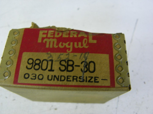 Federal-Mogul 9801 SB-30 Connecting Rod Bearing for 1939-1948 Ford Mercury V8 .030 Undersize restoration. - Image 2