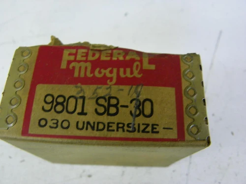 Federal-Mogul 9801 SB-30 Connecting Rod Bearing for 1939-1948 Ford Mercury V8 .030 Undersize restoration. - Image 2
