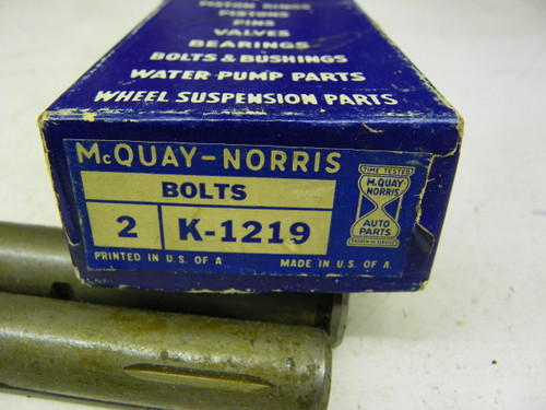 McQuay-Norris K-1219 King Pin Bolt for 1951-1956 Oldsmobile 88 98 front suspension restoration. - Image 2