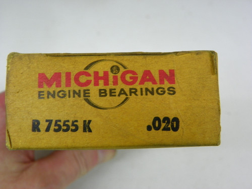 Michigan R 7555 K Rod Bearings .020 Undersize for 1963-1974 Chevrolet 292 6-Cylinder engine restoration. - Image 2