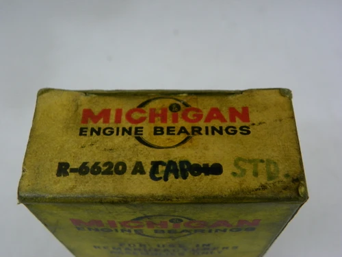 Michigan R-6620 AT STD Connecting Rod Bearings for 1942-1965 Nash Ambassador 6 Cyl Standard Size restoration. - Image 2