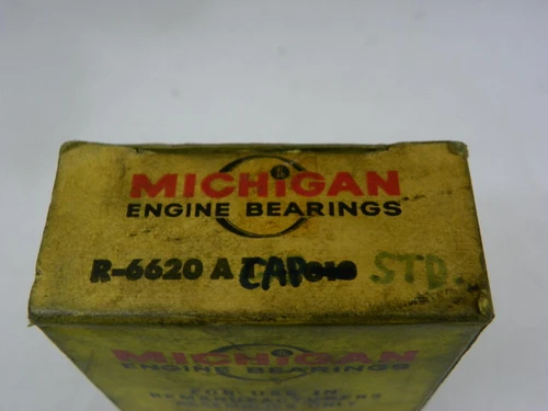 Michigan R-6620 AT STD Connecting Rod Bearings for 1942-1965 Nash Ambassador 6 Cyl Standard Size restoration. - Image 2