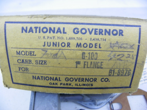 National Governor G-100 Junior Model Governor for Ford 6 Cylinder engines restoration. - Image 2