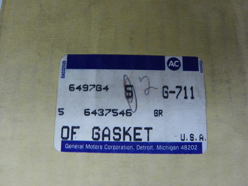 AC 649784 Gasket for restoration. - Image 2