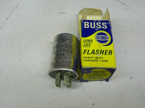 Tung-Sol 559 Flasher for vintage auto electrical system restoration. - Image 1