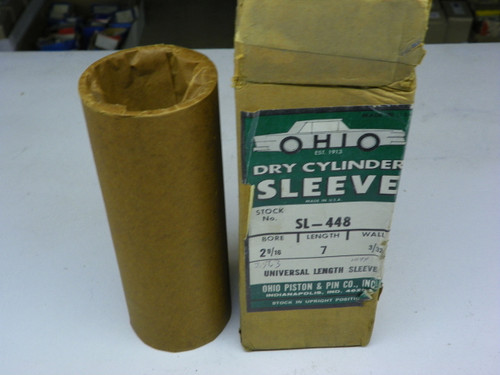 Ohio SL-448 Dry Cylinder Sleeve vintage engine restoration - Image 1
