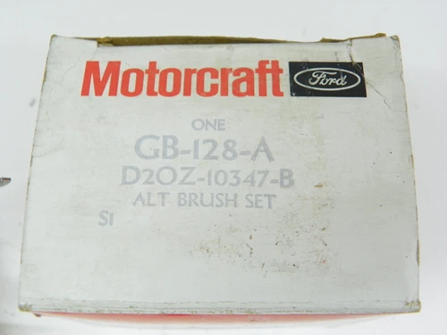 Motorcraft GB-128-A Alternator Brush Set NOS for vintage auto restoration. - Image 2