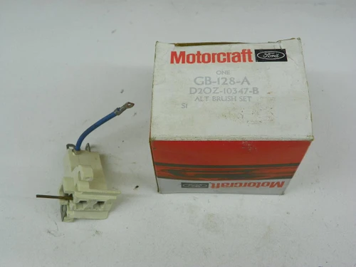 Motorcraft GB-128-A Alternator Brush Set NOS for vintage auto restoration. - Image 1