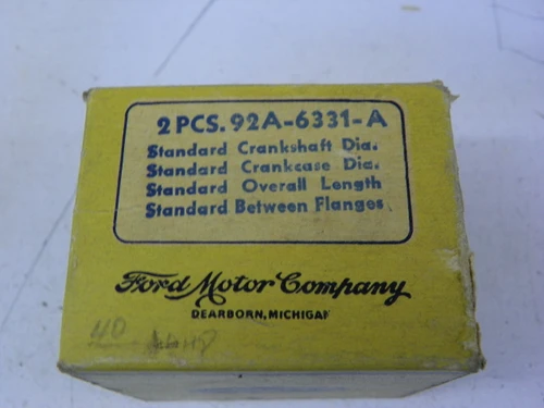 Ford 92A-6331-A Crankshaft Main Bearing for 1940 Ford V8 60 HP engine restoration. - Image 2