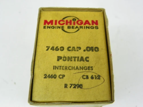 Michigan 7460CAP .010 Connecting Rod Bearings for 1961-1965 Pontiac 389 CI restoration. - Image 2
