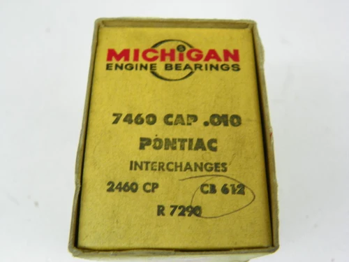 Michigan 7460CAP .010 Connecting Rod Bearings for 1961-1965 Pontiac 389 CI restoration. - Image 2