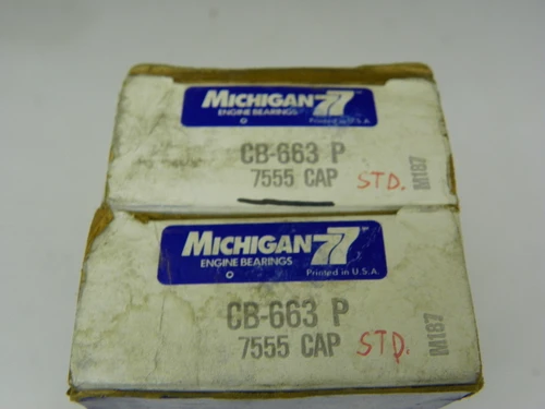 Michigan 7555CAP STD Rod Bearings for 1963-1982 Chevrolet GMC V8 6 Cyl engine restoration. - Image 2
