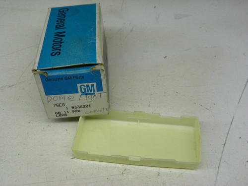 GM 336201 Dome Light Lens Cover for 1974-1982 Chevrolet Corvette restoration. - Image 1