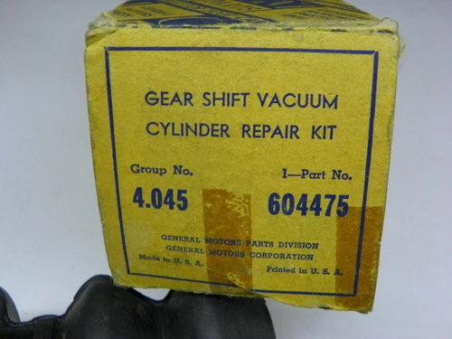 General Motors 604475 Gear Shift Vacuum Cylinder Repair Kit for 1940-1948 Chevrolet Passenger Cars restoration. - Image 2