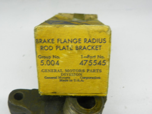 General Motors 475545 LH Front Brake Radius Rod Bracket for 1936-1938 Chevrolet Passenger restoration. - Image 2