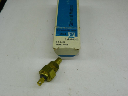 GM 546702 Temperature Sender for 1963-1975 Chevrolet Camaro Chevelle Impala w/ Gauges restoration. - Image 1