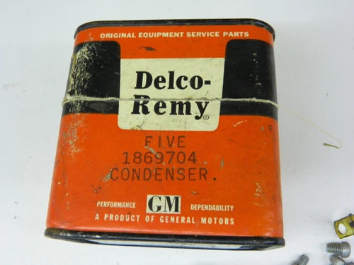 Delco-Remy 1869704 Condenser for 1925-1958 Auburn Buick Cadillac Chevrolet Chrysler Dodge Plymouth restoration. - Image 2
