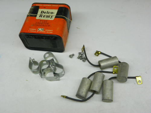 Delco-Remy 1869704 Condenser for 1925-1958 Auburn Buick Cadillac Chevrolet Chrysler Dodge Plymouth restoration. - Image 1