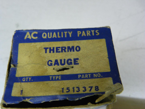 AC 1513378 Thermo Gauge Temperature Indicator for 1956 Chevy Bel Air Nomad 150 210 restoration. - Image 2
