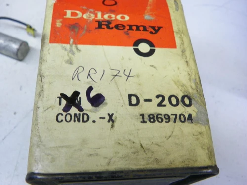 Delco Remy D-200 1869704 Ignition Condenser for 1925-1955 GM Mopar Ford 6-Pack restoration. - Image 2