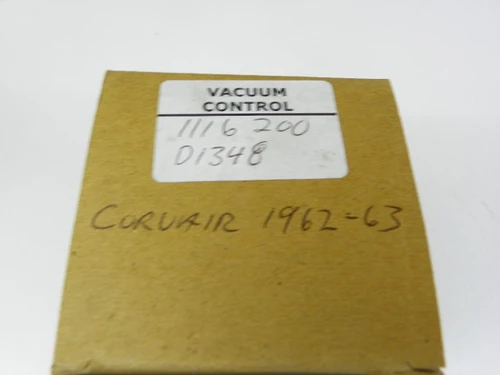 Delco Remy 1116200 Vacuum Control for 1962-1963 Chevrolet Corvair restoration. - Image 2