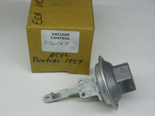 Delco Remy 1116147 Vacuum Control for 1959 Pontiac 8-Cylinder restoration - Image 1