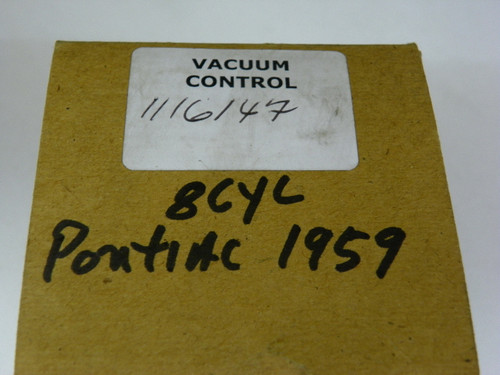 Delco Remy 1116147 Vacuum Control for 1959 Pontiac 8-Cylinder restoration - Image 2