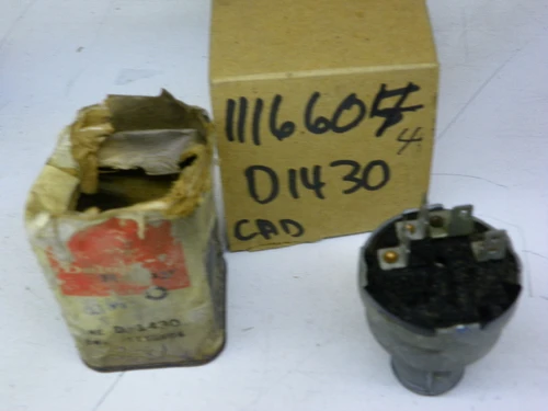 Delco-Remy 1116604 Ignition Switch for 1957-1961 Cadillac restoration. - Image 1