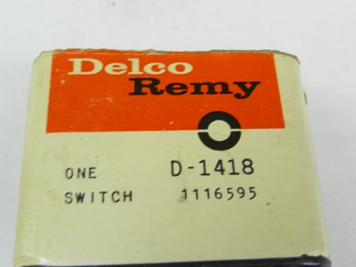 Delco Remy D-1418 Ignition Switch for 1961 Cadillac Fleetwood Eldorado Series 62 restoration. - Image 2